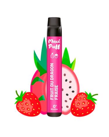 DRAGON FRUIT STRAWBERRY 2500 Puff - Maxi Puff - SIN NICOTINA