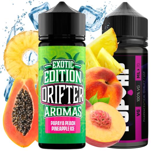 Drifter Exotic Papaya Peach Pineapple Ice Longfill 24ml/120ml