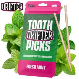 Drifter Tooth Picks Fresh Mint 10mg | Palillos de Madera con Nicotina (20uds)