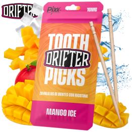Drifter Tooth Picks Mango Ice 10mg | Palillos de Madera con Nicotina (20uds)