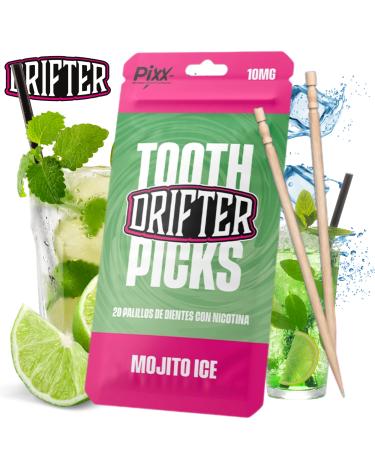 Drifter Tooth Picks Mojito Ice 10mg | Palillos de Madera con Nicotina (20uds)