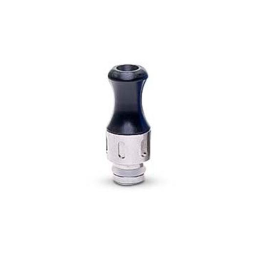 Drip tip 510 Inox acrylique - BLACK