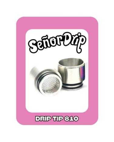 Drip Tip 810 Antifuga Metálico - Señor Drip Tip