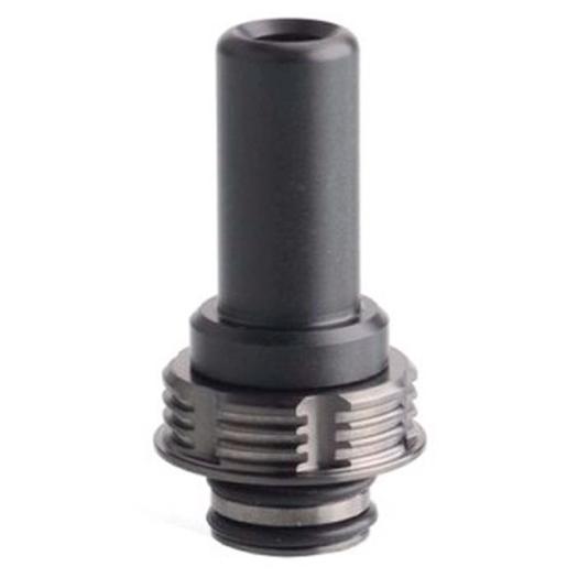 Drip Tip Long 510 - Black + Gunmetal - ThunderHead Creations