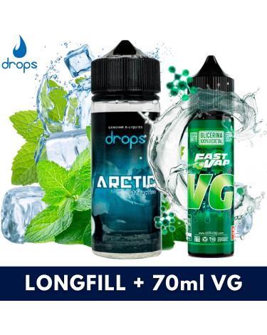 Drops Arctic Attraction Aroma 40ml Longfill + VG FAST 70ML