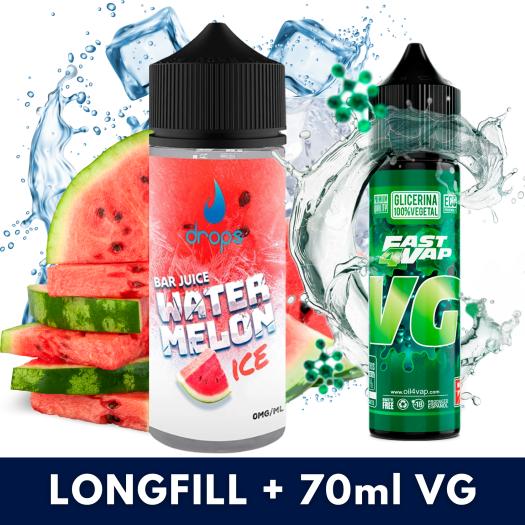 Drops Bar Watermelon Ice Aroma 60ml + VG FAST 70ML