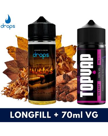 Drops Fausto Aroma 16ml/120 Longfill + 70ml VG Fast