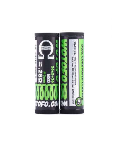Dual Core Fused Clapton Coils - 26Gx2+36G 0,28Ω - 10 Uds - Wotofo