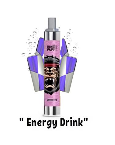 ENERGY DRINK 4000 PUFFS - SIN NICOTINA - KING PUFF