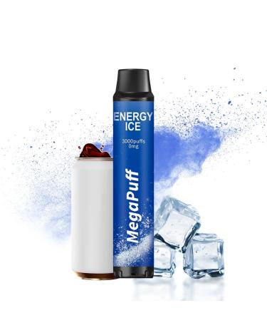 Energy Ice MegaPuff – 3000 PUFF – Desechable SIN NICOTINA