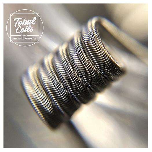 Erizo 0,14ohm Tobal Coils - Resistencias Artesanales Tobal Coils Erizo 0,14ohm Tobal Coils - Resistencias Artesanales Tobal Coils