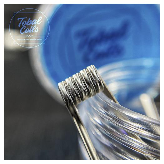 Erizo SS 0,10ohm Tobal Coils - Resistencias Artesanales Tobal Coils Erizo SS 0,10ohm Tobal Coils - Resistencias Artesanales Tobal Coils