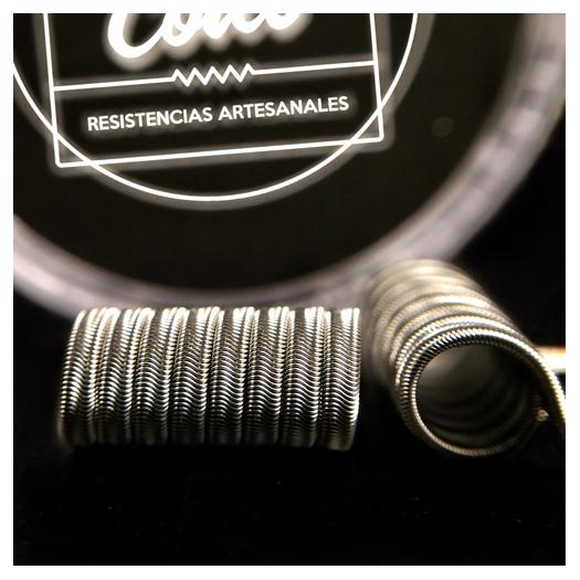 Erizo Stacked 0,33ohm Tobal Coils - Resistencias Artesanales Tobal Coils Erizo Stacked 0,33ohm Tobal Coils - Resistencias Artesanales Tobal Coils