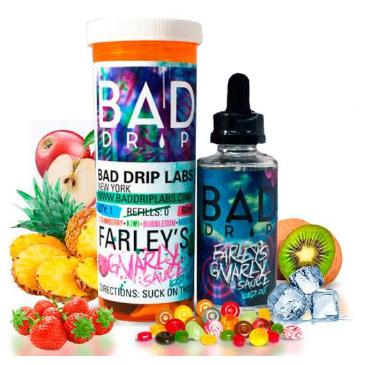 Farley´s Gnarly Sauce Iced Out – Bad Drip 50ml + Nicokit Gratis