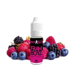 FIFTY SALT Framboyz 10 ml – 10 y 20 mg – Líquido con SALES DE NICOTINA Framboyz