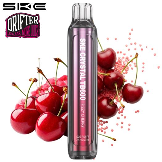 Fizzy Cherry SKE x Drifter Crystal TB600 20mg Desechable
