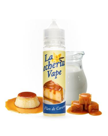 Flan de Caramel - LA LECHERÍA VAPE 50ml + 10ml Nicokit