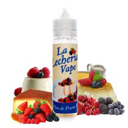 Flan de Frutas Rojas - LA LECHERÍA VAPE 50ml + 10ml Nicokit