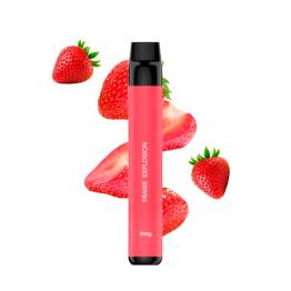 FRAISE EXPLOSION 2000 Puff - Flawoor Max - POD DESECHABLE - SIN NICOTINA