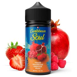 Fraise Framboise Grenade 100ml + 2 Nicokits - Caribbean Soul