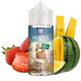 Fraise Pasteque jaune 100ml + NIcokits - Panier by Maison Fuel