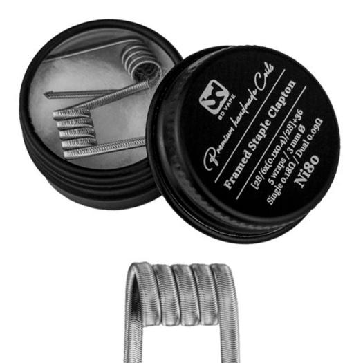 Framed Staple Clapton Ni80 0.18Ω Handmade (2pcs) - BD Vape