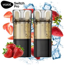 Fresa Ice | Pack 2 uds | Cartuchos Precargados 20mg Vozol Switch Pro