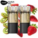 Fresa Kiwi | Pack 2 uds | Cartuchos Precargados 20mg Vozol Switch Pro
