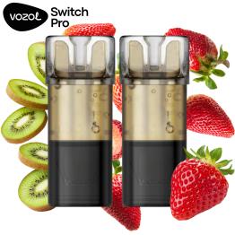 Fresa Kiwi | Pack 2 uds | Cartuchos Precargados 20mg Vozol Switch Pro