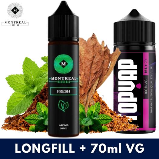 FRESH 16ml/60 (Longfill) Montreal Original + 70ml VG