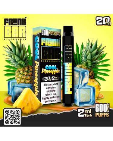 Frunk Bar COOL PINEAPPLE 600 Puffs 20mg - POD DESECHABLE