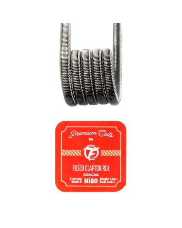 Fused Clapton RDL Ni80 0.50Ω New Version (10pcs) - Fumytech