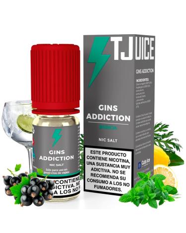 Gins Addiction 10ml - T-Juice Nic Salt