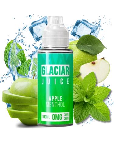 Glaciar Juice Apple Menthol 100ml + Nicokits