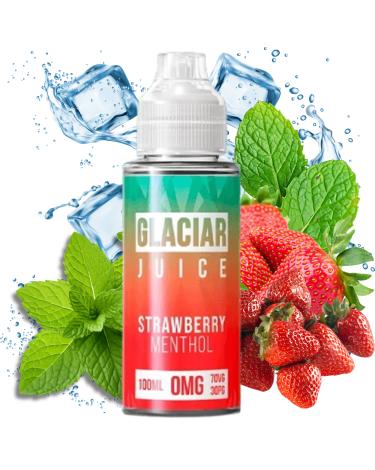 Glaciar Juice Strawberry Menthol 100ml + Nicokits