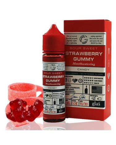 Glas Basix Series - Candy Sweet Sour Strawberry Gummy 50ml + Nicokits Gratis