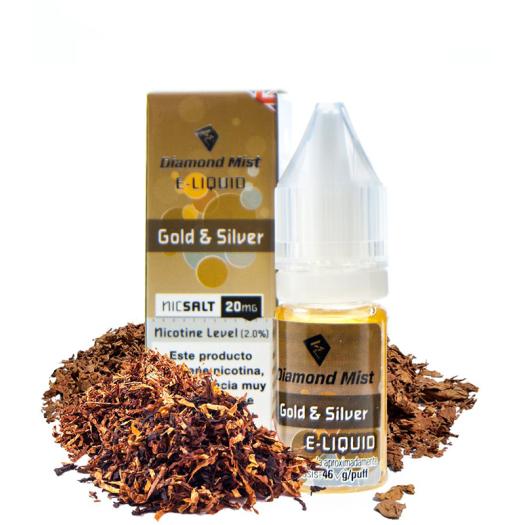 Gold & Silver - DIAMOND MIST NIC SALT 10 ml - 20 mg - Líquido con SALES DE NICOTINA