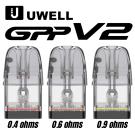 GPP V2 Cartuchos 0.4/0.6/0.9Ω (3pcs) Uwell