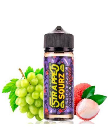 Grape &amp; Lychee 100ml + Nicokit gratis - Strapped Sourz