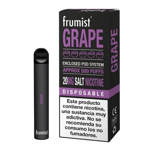 GRAPE Desechable - Líquido con Sales de Nicotina 10ml – 20mg – Frumist