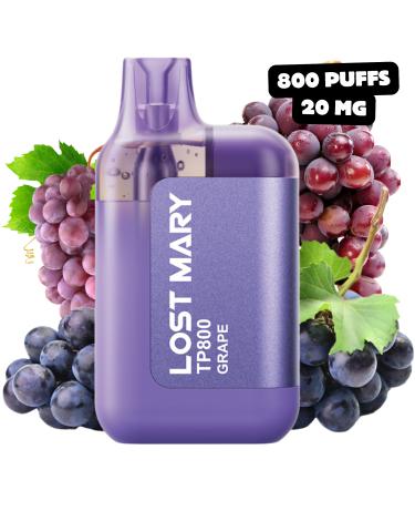 Grape TP800 Lost Mary by ElfBar | 20mg 800 Puffs |