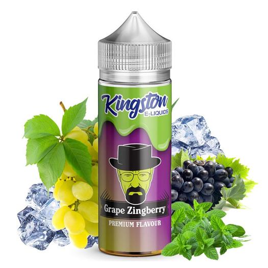 Grape Zingberry Kingston E-liquids 100ml + Nicokits Gratis