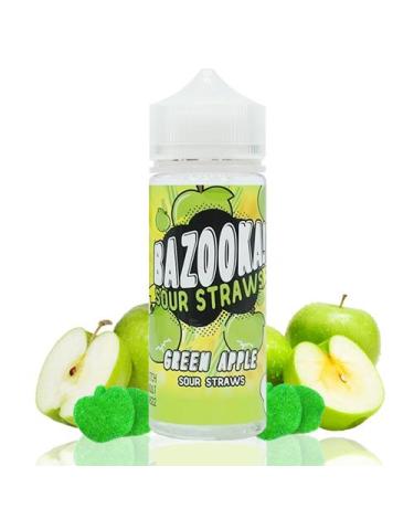 Green Apple 100 ml + Nicokits Gratis - Bazooka Sour Straws