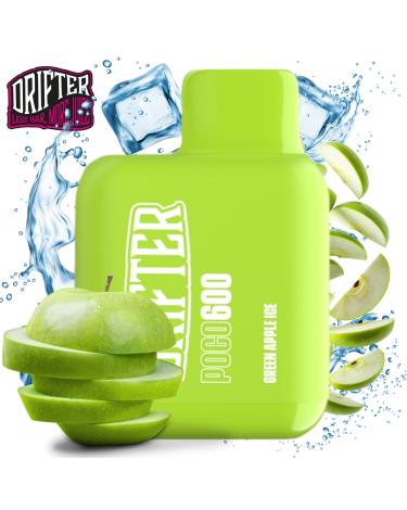 Green Apple Ice Drifter Poco 600 20mg 2ml | Desechable |