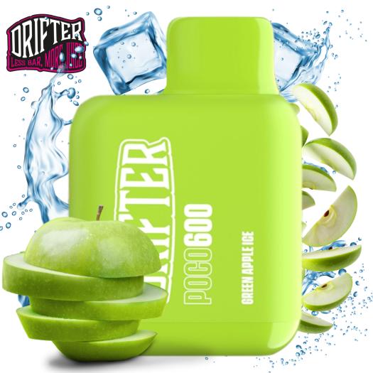 Green Apple Ice Drifter Poco 600 20mg 2ml | Desechable |