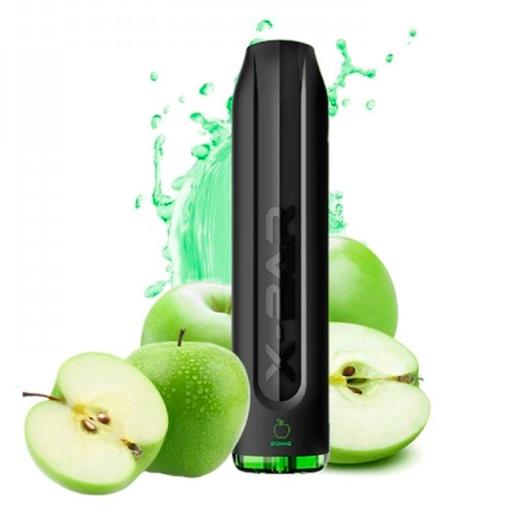 Green Apple X-Bar PRO 1500 Puffs - POD Desechable SIN NICOTINA