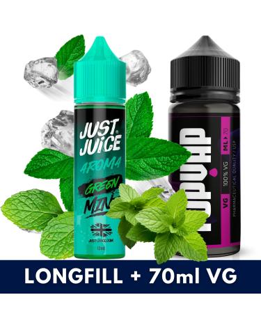 Green Mint Range 12ml/60 (Longfill) - Just Juice + 70ml VG
