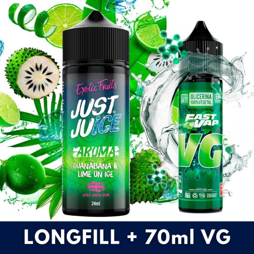 Guanabana Lime Ice 24ml/120 (Longfill) Just Juice + 70ml VG Fast