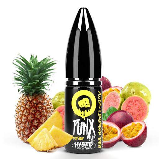 Guava, Passionfruit & Pineapple 10ml - Riot Squad Salts 10 ml - 5 mg, 10 mg y 20 mg - Líquido con SALES DE NICOTINA