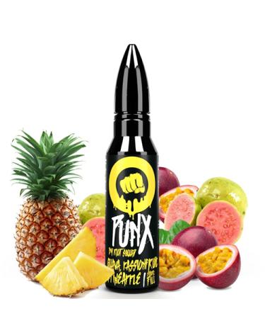 Guava, Passionfruit & Pineapple 50ml + Nicokits Gratis - Riot Squad Punx